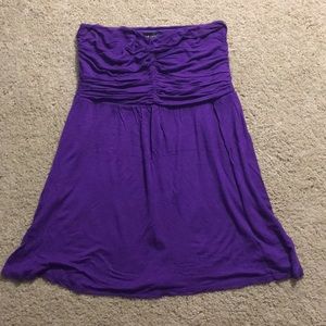 Wet Seal Purple Strapless Dress